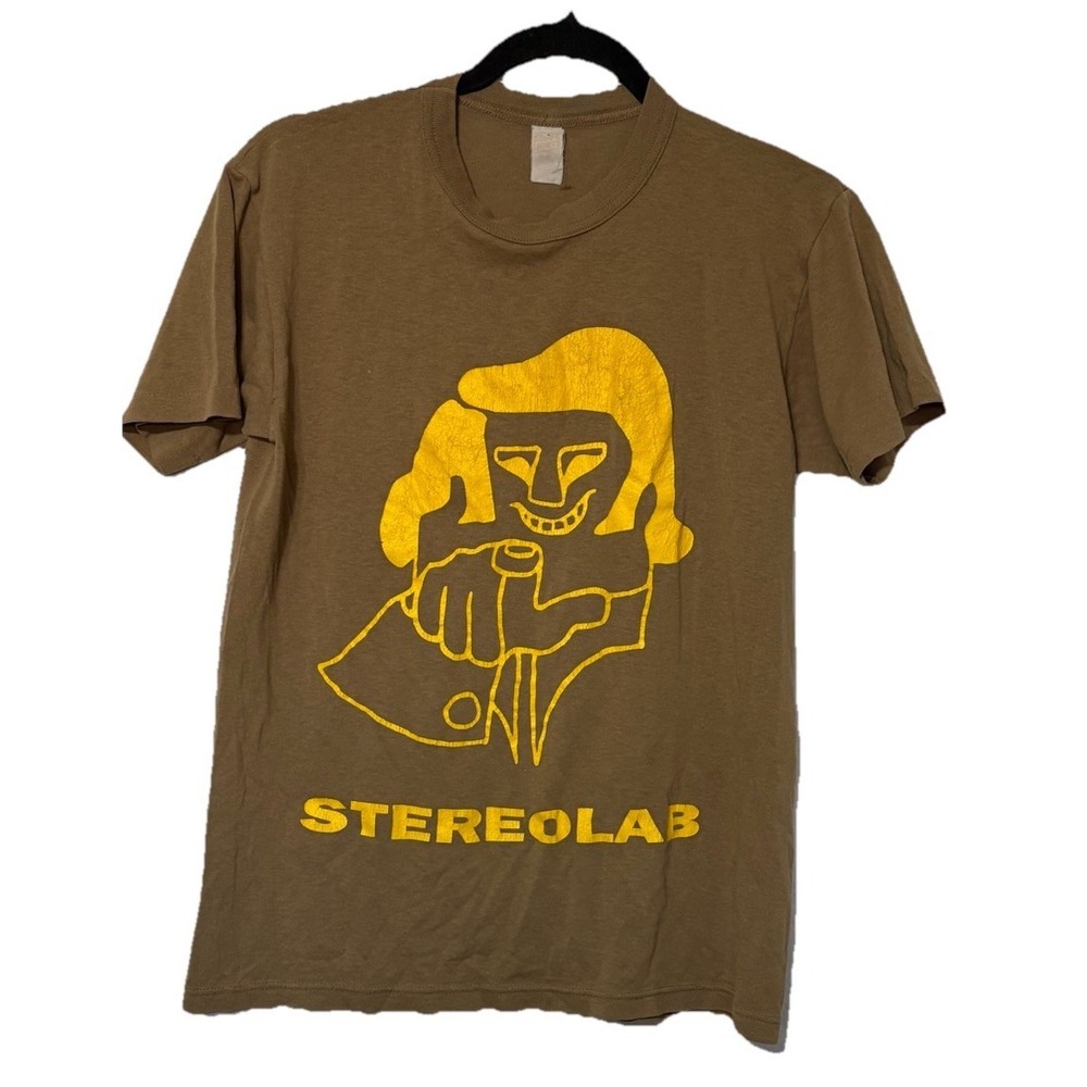 Vintage Stereolab shirt 1994 M Single Stitch Band T Shirt Lollapalooza RARE